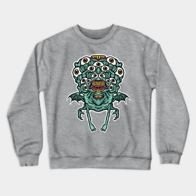 Flying Succubus Crewneck Sweatshirt by YouAintShit